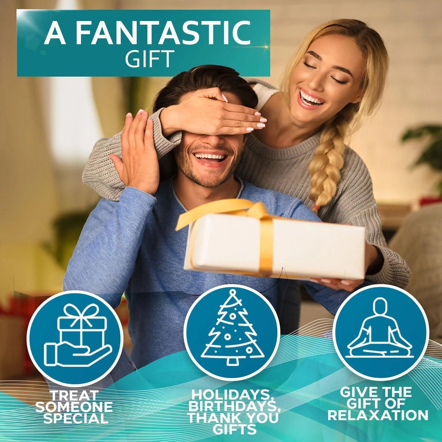 Bath Bombs Gift Set 6 Bubble Bath Fizzies (6 X 2Oz) with Natural Dead Sea