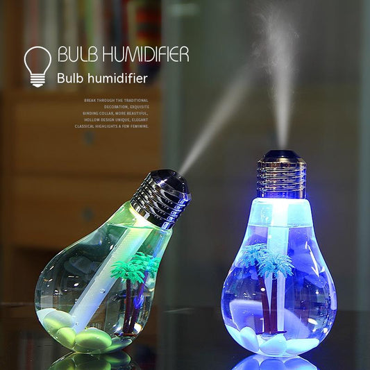 Colorful Mini USB Night Light Humidifier - Silent Atomizer for a Cozy Atmosphere